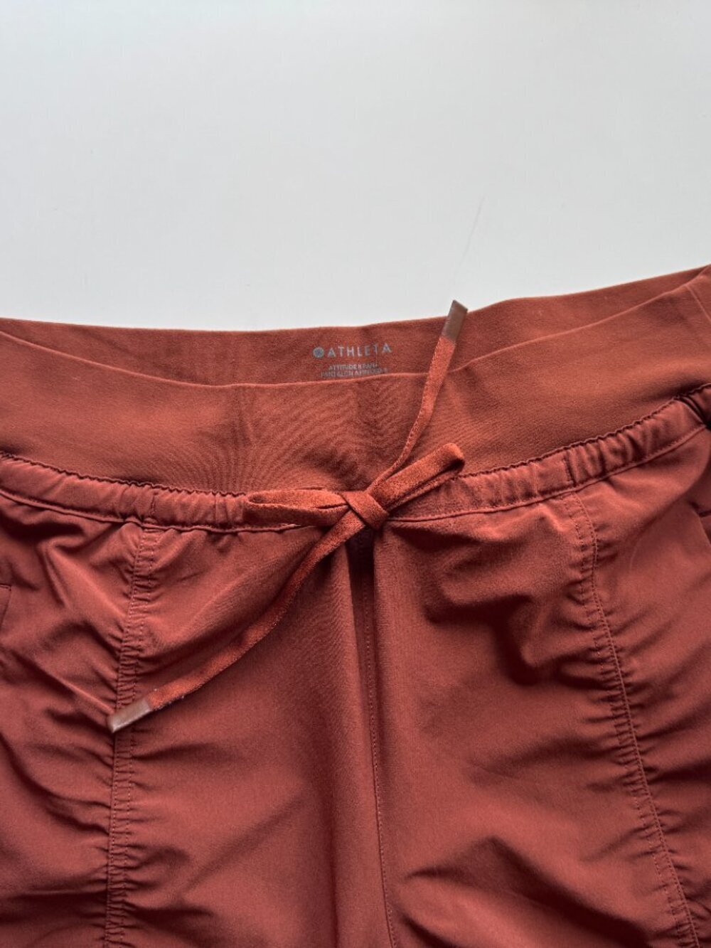 ATHLETA Altitude II Ancient Mahogany Brown Mid Rise Jogger Pants, Size 8 - Picture 7 of 13